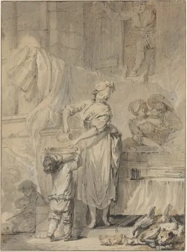 Kindly Martine, by Pierre-Antoine Baudouin