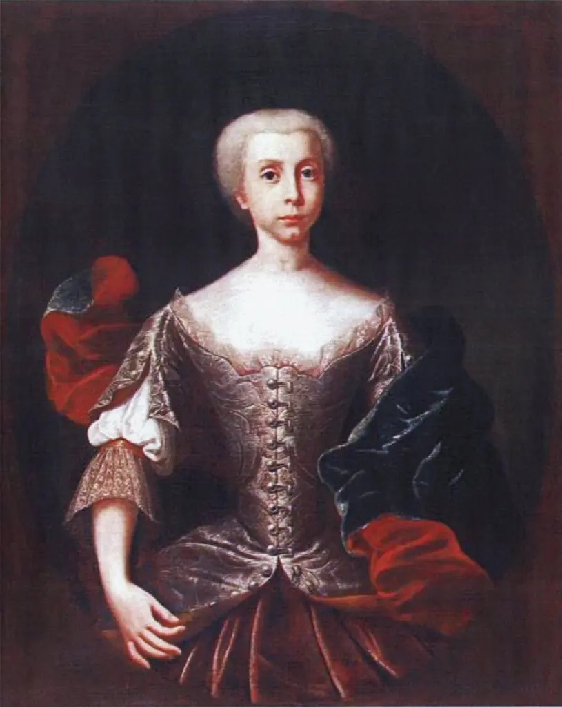 Portrait of D. Maria Bárbara de Bragança, by Pierre-Antoine Quillard