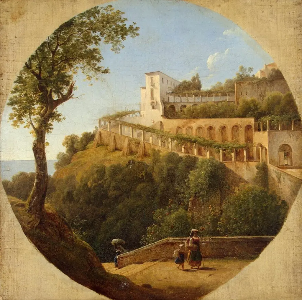 Italian Landscape, by Pierre-Athanase Chauvin