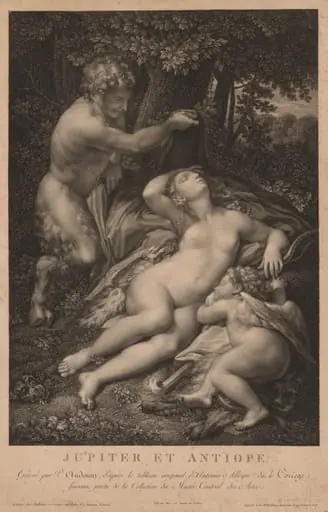 Jupiter and Antiope, by Pierre Audouin