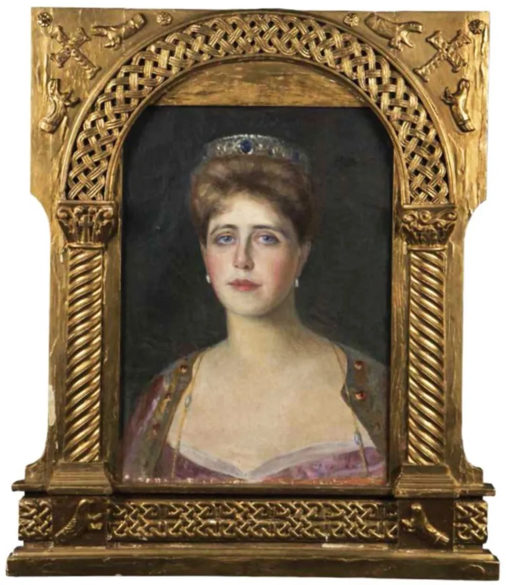 Portretul Principesei Maria, by Pierre-Auguste Bellet