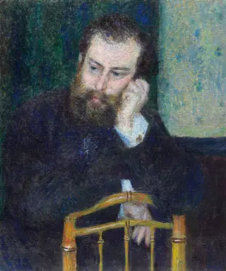 Alfred Sisley, by Pierre-Auguste Renoir