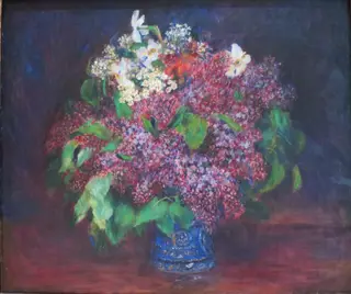 Bouquet of Lilacs, by Pierre-Auguste Renoir, 1889