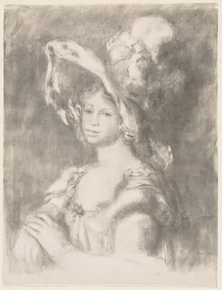 Bust of a Young Girl (Mlle. Dieterle), by Pierre-Auguste Renoir
