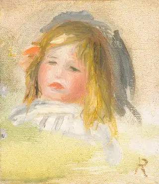 Child with Blond Hair, by Pierre-Auguste Renoir