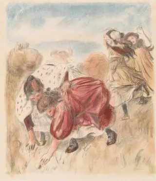 Children Playing Ball, by Pierre-Auguste Renoir, 1900