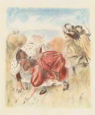 Children Playing Ball (Enfants jouant a la balle), by Pierre-Auguste Renoir
