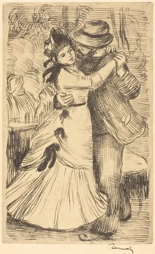 Dance in the Country (La danse à la campagne), by Pierre-Auguste Renoir, 1890