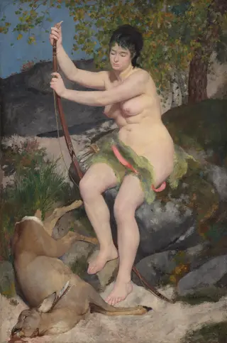 Diana, by Pierre-Auguste Renoir, 1867