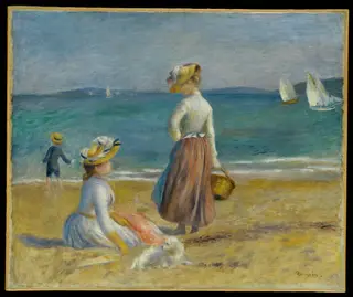 Figures on the Beach