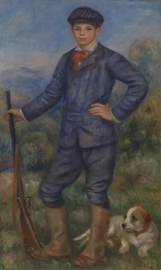 Jean as a Huntsman, by Pierre-Auguste Renoir, 1910