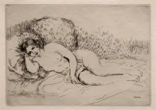 Nude Woman Reclining