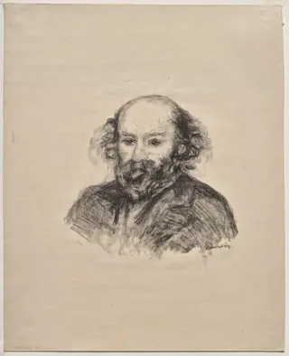 Paul Cézanne, by Pierre-Auguste Renoir