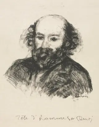 Paul Cézanne, by Pierre-Auguste Renoir