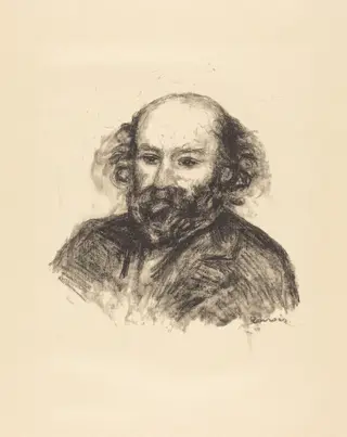 Paul Cezanne, by Pierre-Auguste Renoir