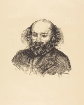 Paul Cezanne, by Pierre-Auguste Renoir