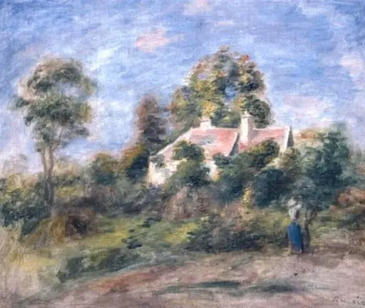 Peisaj cu figuri, by Pierre Auguste Renoir