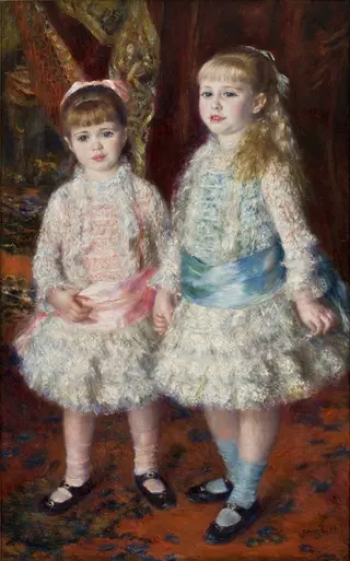 Pink and Blue, by Pierre-Auguste Renoir