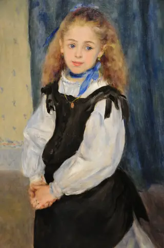 Portrait of Mademoiselle Legrand, by Pierre-Auguste Renoir