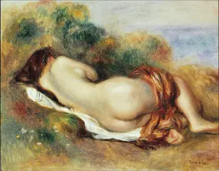 Reclining Nude, by Pierre-Auguste Renoir