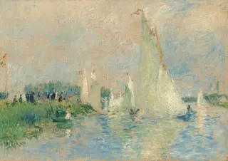 Regatta at Argenteuil, by Pierre-Auguste Renoir