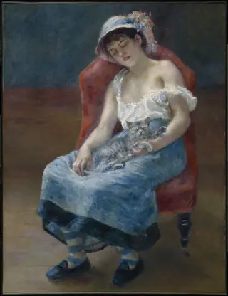 Sleeping Girl, by Pierre-Auguste Renoir