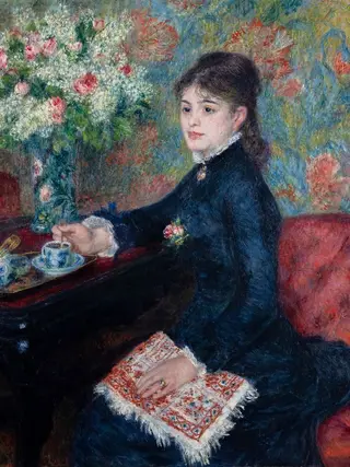 The Cup of Chocolate, by Pierre-Auguste Renoir, 1889