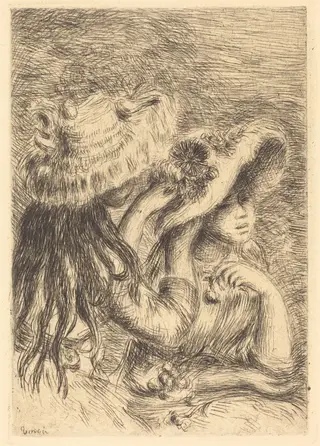 The Hat Pin (Le chapeau epingle), by Pierre-Auguste Renoir
