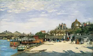 The Pont des Arts, Paris, by Pierre-Auguste Renoir