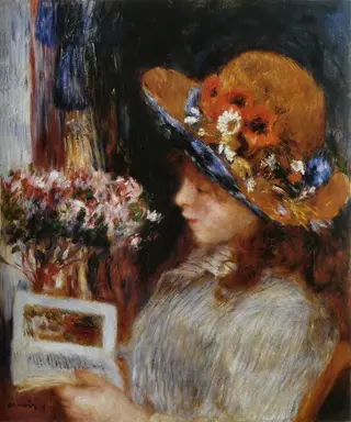 Young Girl Reading, by Pierre-Auguste Renoir