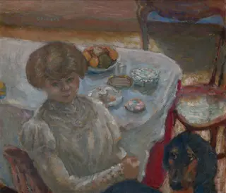 Black ou La Femme au chien, by Pierre Bonnard, 1907