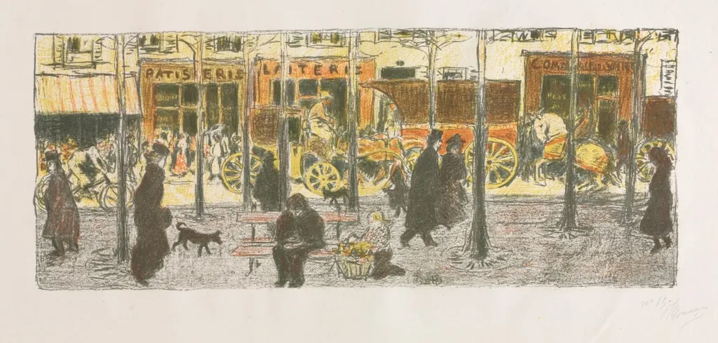 Boulevard, by Pierre Bonnard, 1899