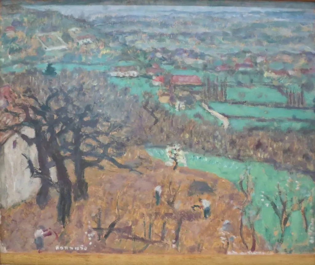 Dauphine Landscape, by Pierre Bonnard