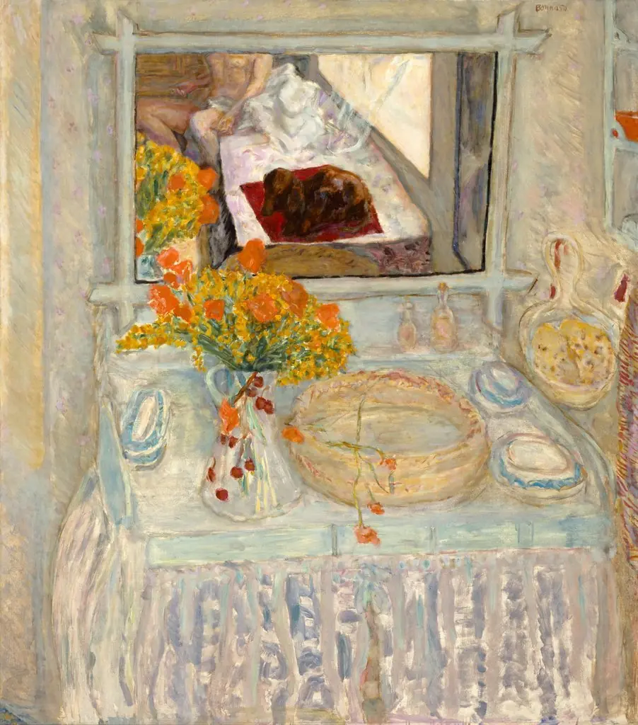 Dressing Table and Mirror, by Pierre Bonnard