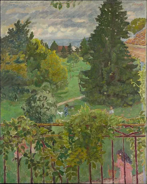 From the Balcony, by Pierre Bonnard