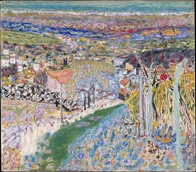 Landscape in the South (Le Cannet), by Pierre Bonnard