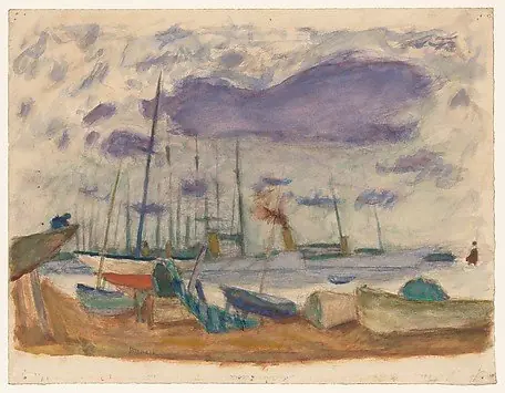 Le Port de Cannes, by Pierre Bonnard