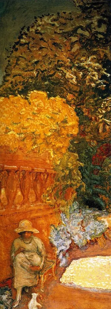 Mediterranean. Triptych (left panel), by Pierre Bonnard
