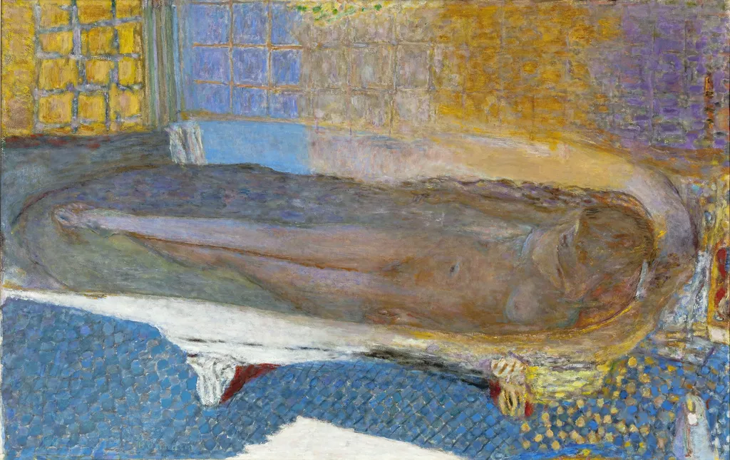 Nu dans le bain, by Pierre Bonnard, oil, 1936