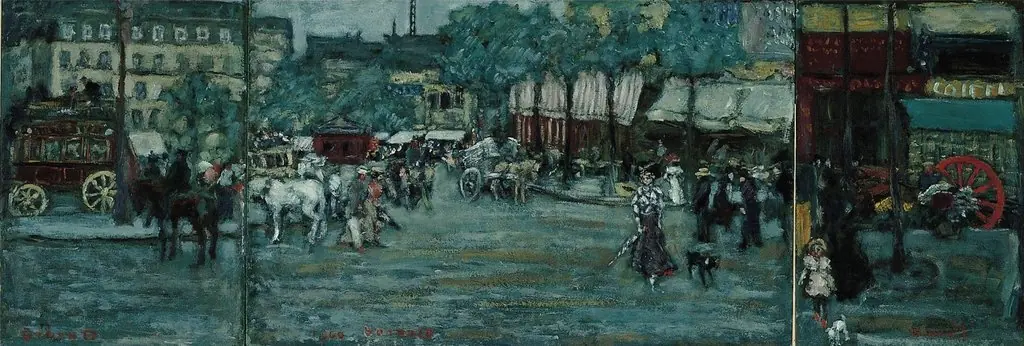 Place Clichy, by Pierre Bonnard