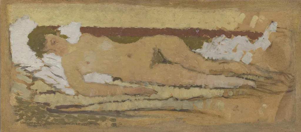 Reclining Nude, by Pierre Bonnard, unspecified, 1899