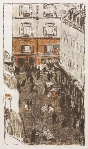 Street Corner Seen from Above, by Pierre Bonnard