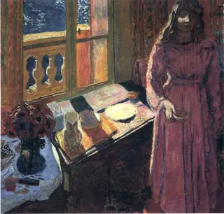 The Bowl of Milk, by Pierre Bonnard