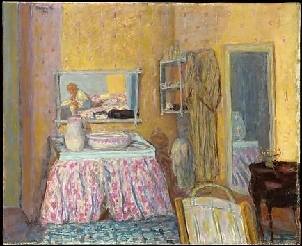 The Dressing Room, by Pierre Bonnard, oil, 1914