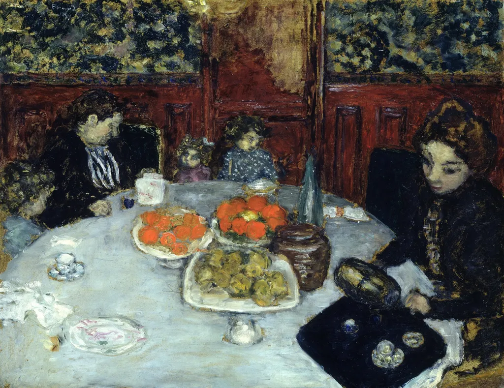 The Luncheon, by Pierre Bonnard, oil, 1900