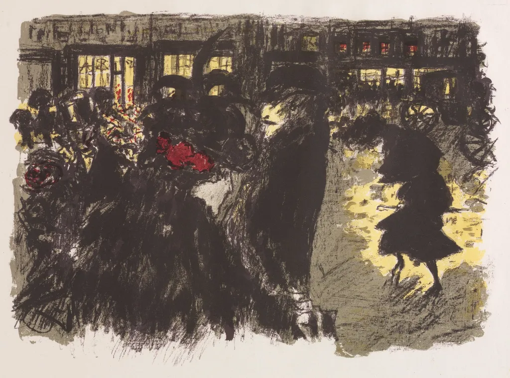 The Square at Evening, by Pierre Bonnard, 1899
