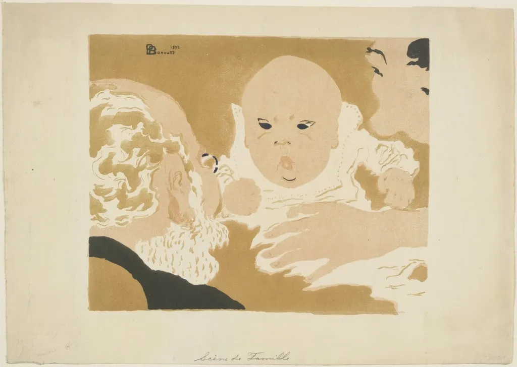 Untitled, by Pierre Bonnard, ink, 1892