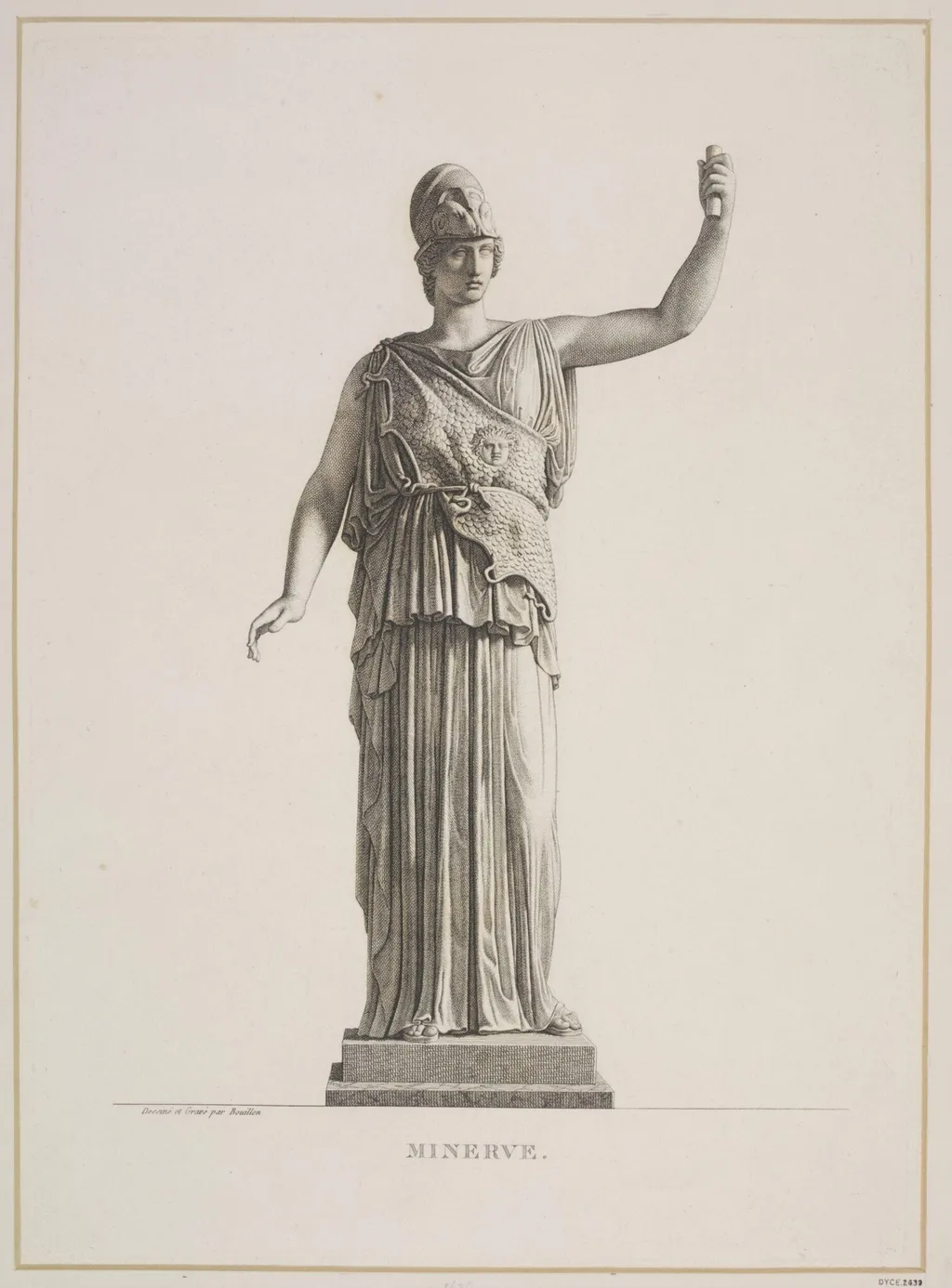 Statue of Minerva, by Pierre Bouillon, 1800