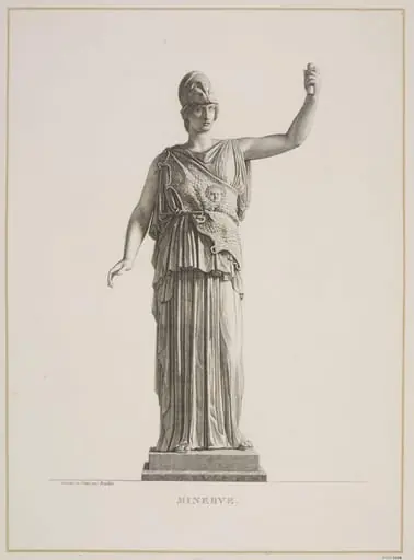 Statue of Minerva, by Pierre Bouillon