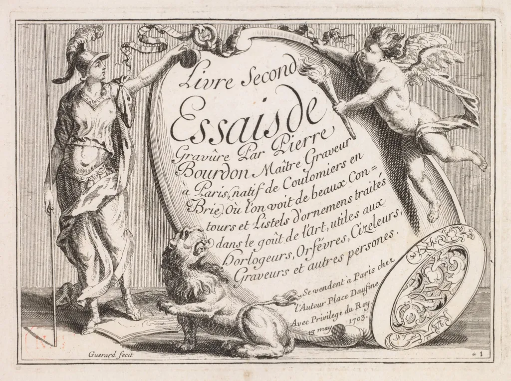 Goldsmith Design, by Pierre Bourdon, 1703